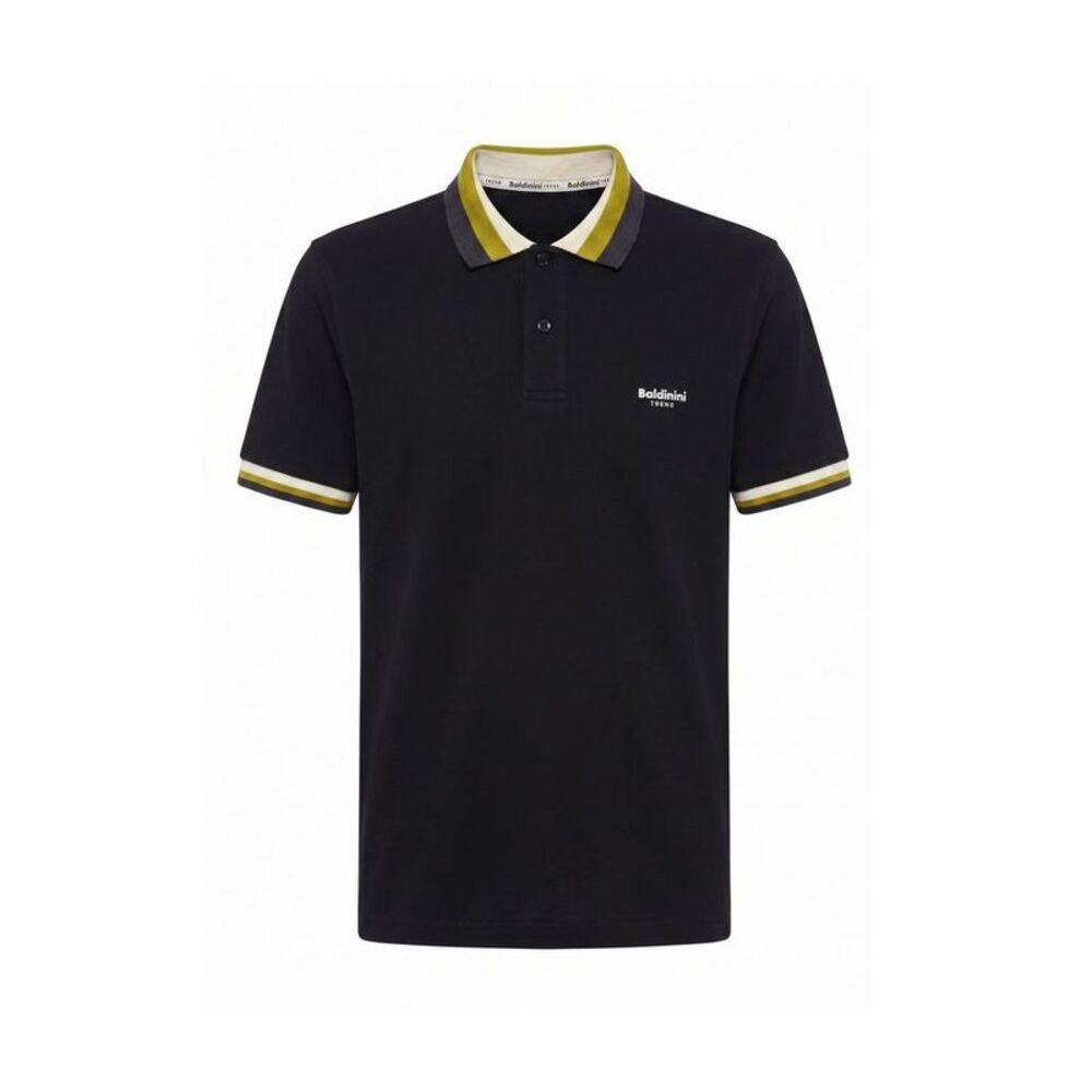 Baldinini Trend Black Cotton Men Men's Polo-Shirt